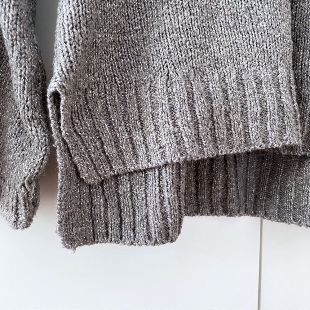 Bcbgeneration Fringe Pullover Sweater Jumper Grey - image 8